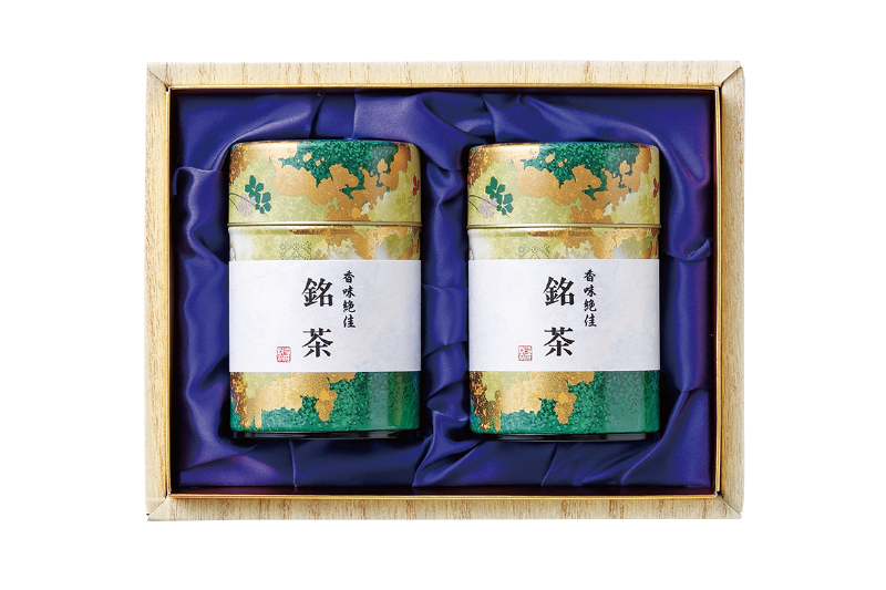 贈答用お茶（静岡茶・牧之原茶）最高級品 早乙女 100g缶×2本