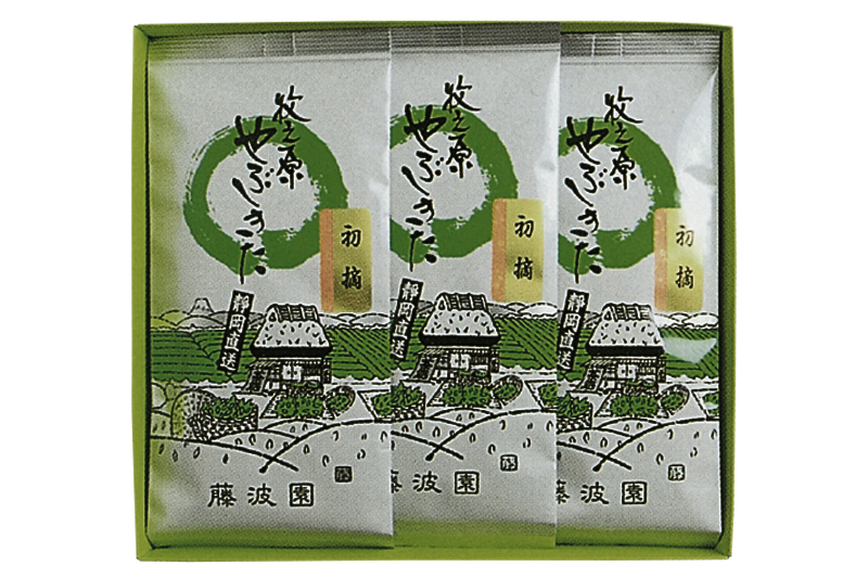 贈答用お茶（静岡茶・牧之原茶）初摘100g袋×2~3本詰合せ - 静岡のお茶・ 新茶 おいしい深蒸し茶の藤波園 ネットショップ (静岡 牧之原 牧の原)