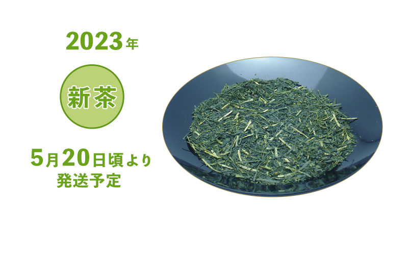 2023年 静岡牧之原 新茶 深蒸し茶 山出し茶（煎茶）袋詰め 200g 5/20頃より発送